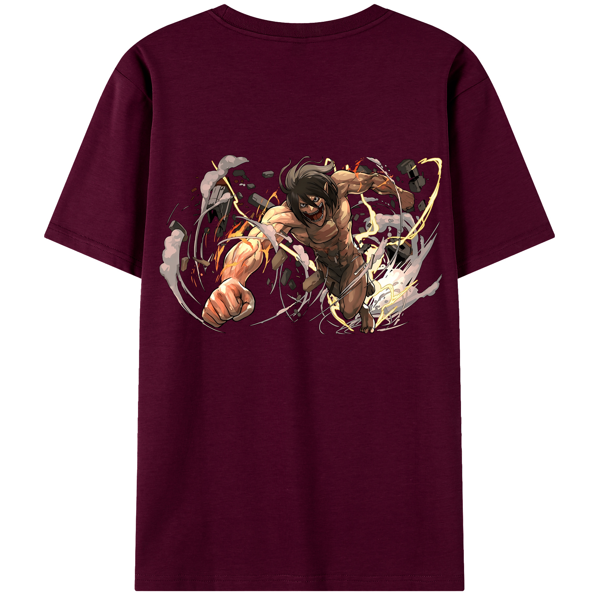 （画像用） 進撃の巨人 Attack on Titan レディース半袖Tシャツ(バックプリント)